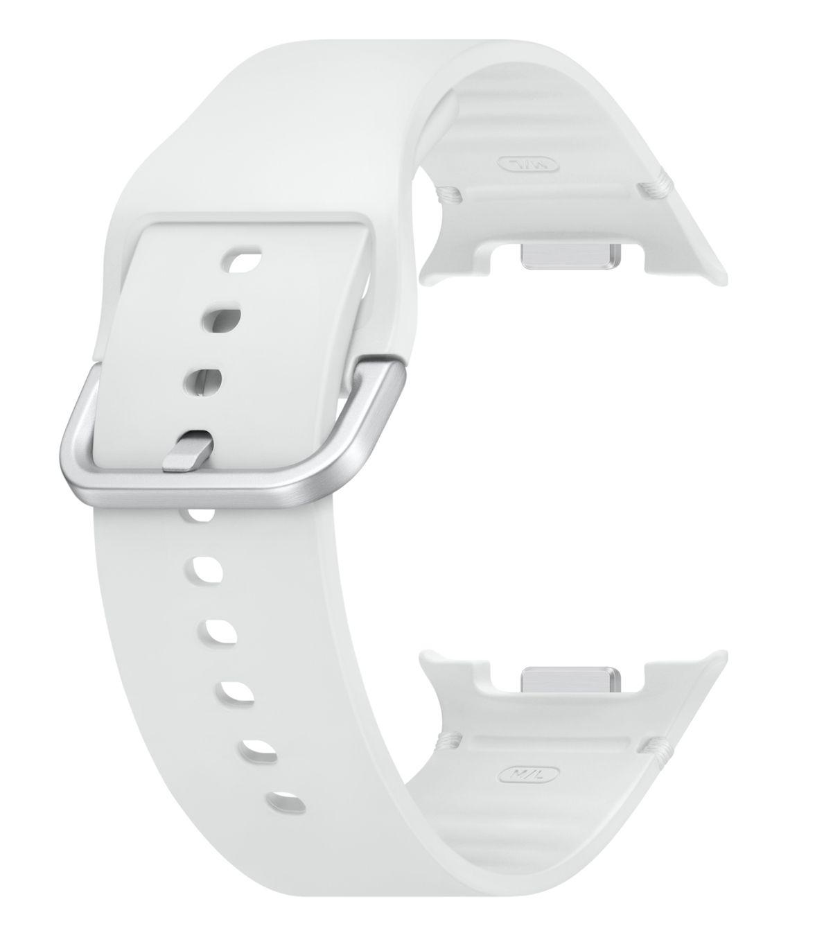 Bracelete Desportiva SAMSUNG Galaxy Watch8/Watch8 Classic (Banda - Branco - Borracha de nitrilo HNBR - Branco), miniatura 2
