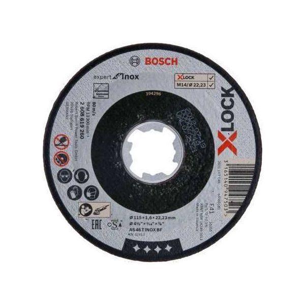 Disco de Corte para Rebarbadora BOSCH 2608619260 (Preto e Branco)