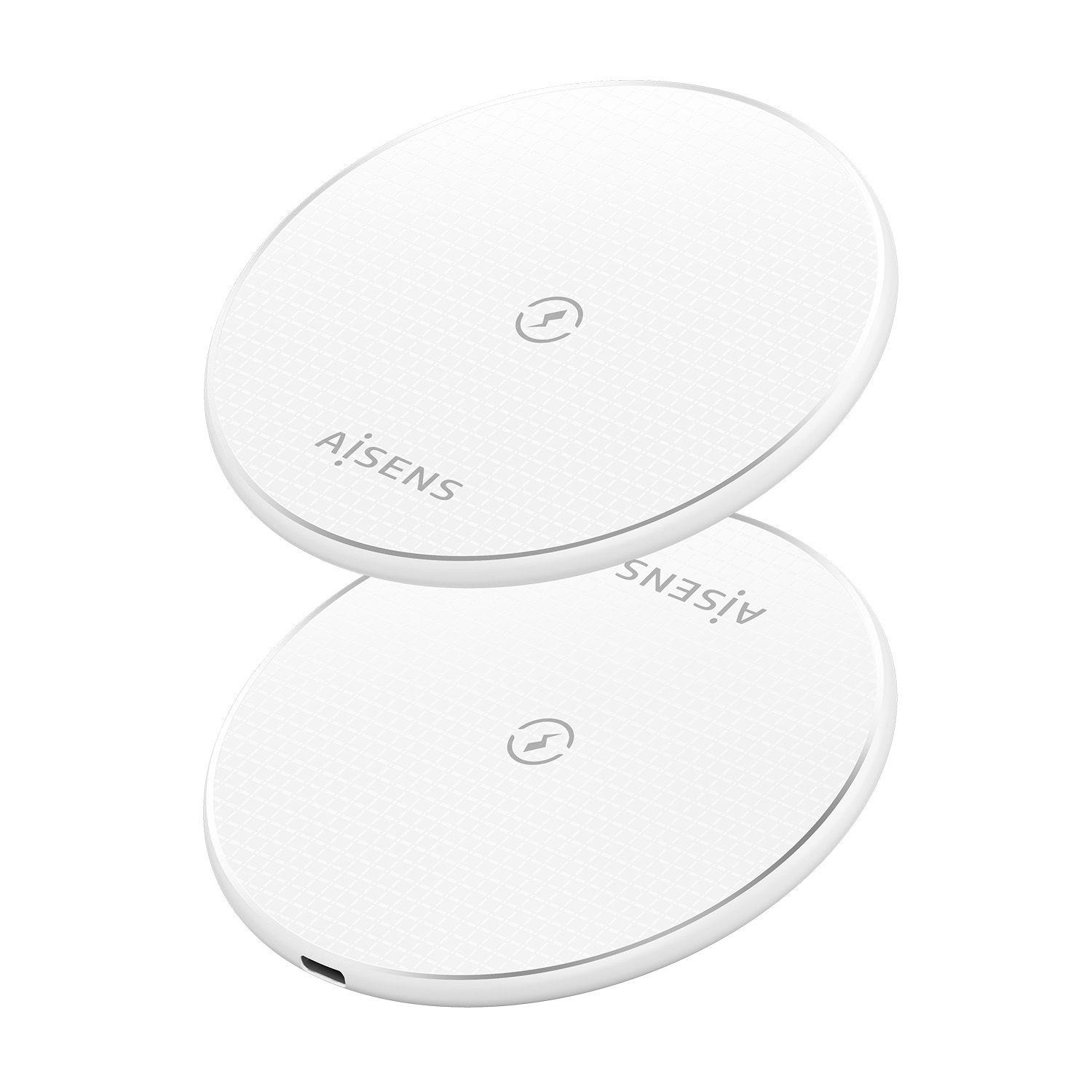 Carregador Sem Fios AISENS ASCH-15W1WC057-W (15 W - Smartphone - Qi - Branco), miniatura 2