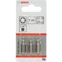 Conjunto de Pontas de Aparafusar BOSCH 2607001611 (Torx T20 - 25 mm)
