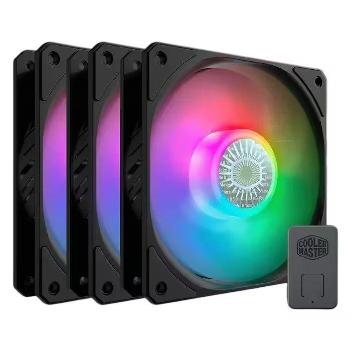 Ventoinhas para Caixa PC COOLER MASTER SickleFlow Edge 120 ARGB (RGB multicolor - Preto) — miniatura 2