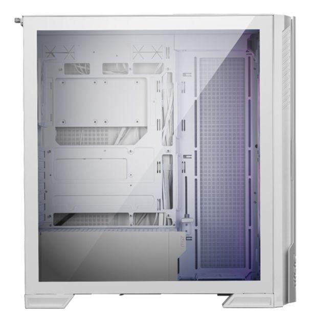 Caixa de Computador MSI MPG VELOX 300R AIRFLOW PZ (Midi Tower - Vidro temperado - ARGB - Branco) — miniatura 3