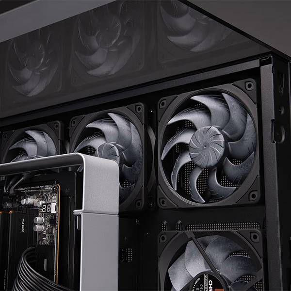 Ventoinha NOCTUA NF-A12x25 G2 PWM chromax.black (1,8 W - Preto), miniatura 5