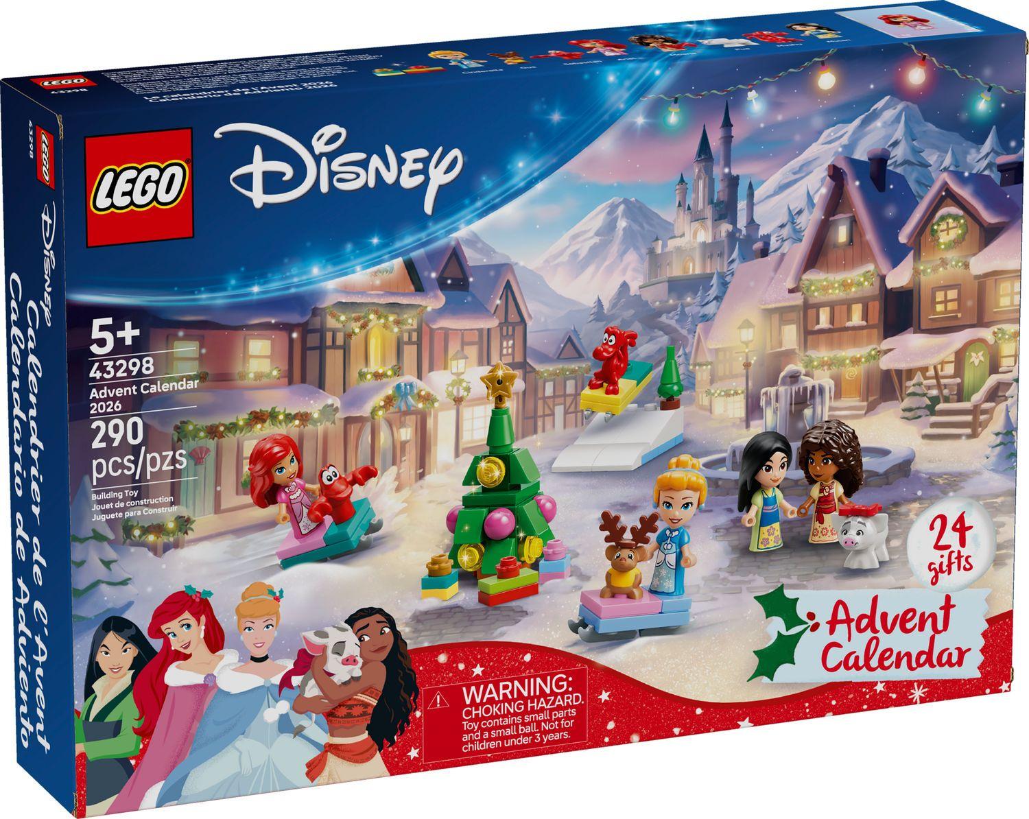 LEGO 43298 Disney LEGO Disney Advent Calendar 2026 (5+ anos - 290 peças)