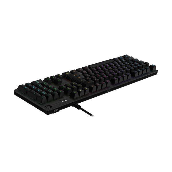 Teclado LOGITECH G512 (Francês - Logitech GX Brown - Tamanho completo - Carbono) — miniatura 3