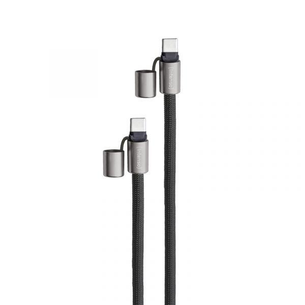 Cabo USB-C INTENSO Lanyard Cable 7991000 (1,65 m - USB-C - Preto) — miniatura 4