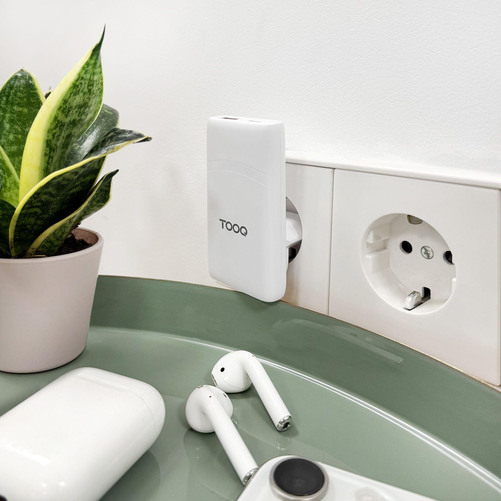 Carregador de Parede TOOQ TQWC-GANSL65W1A1C (65 W - Branco), miniatura 6