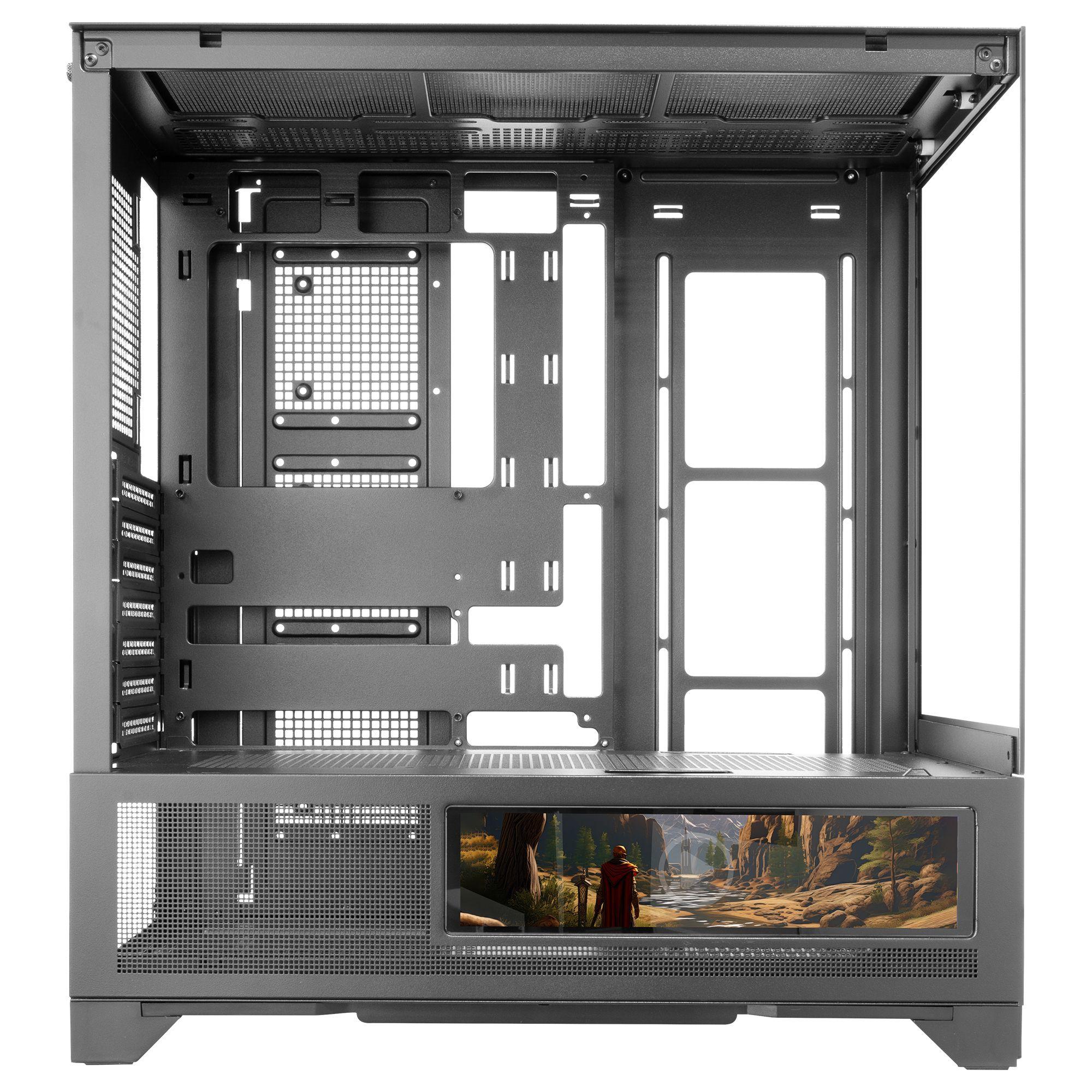 Caixa PC MARS GAMING MCLCDX (Ecrã IPS 9,16" - Preto) — miniatura 3
