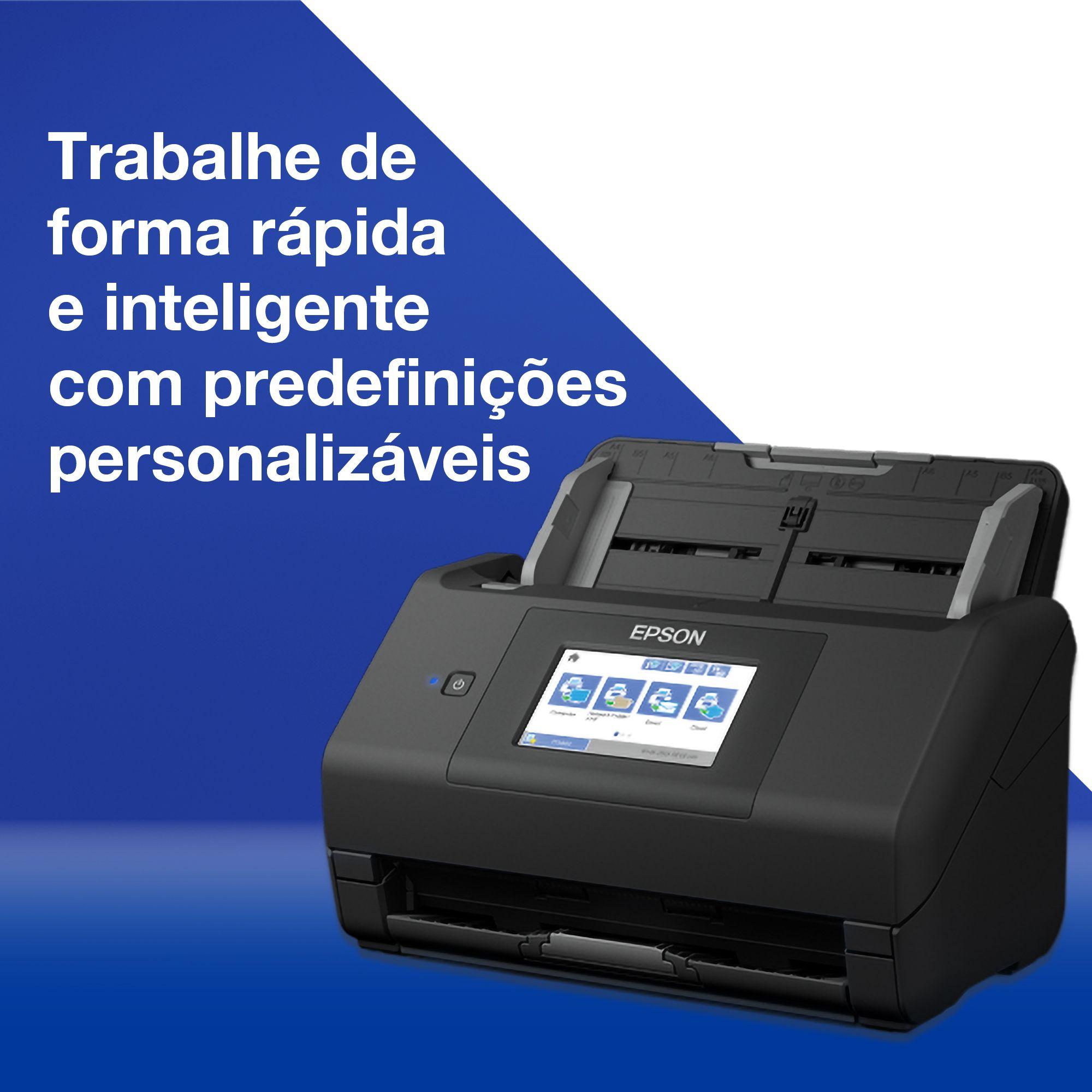 Digitalizador EPSON WorkForce ES-580W (Preto) — miniatura 4