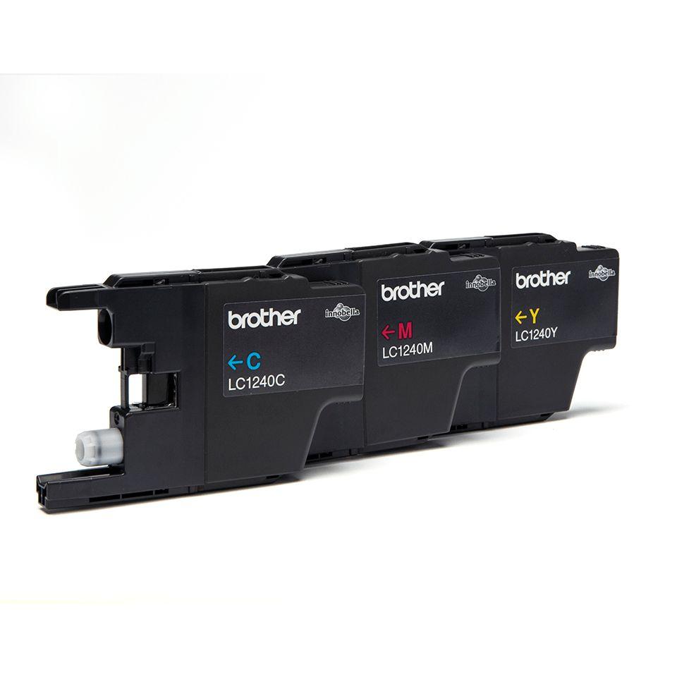 Tinteiro BROTHER LC1240RBWBPDR (600 páginas - Ciano, Magenta e Amarelo), miniatura 2
