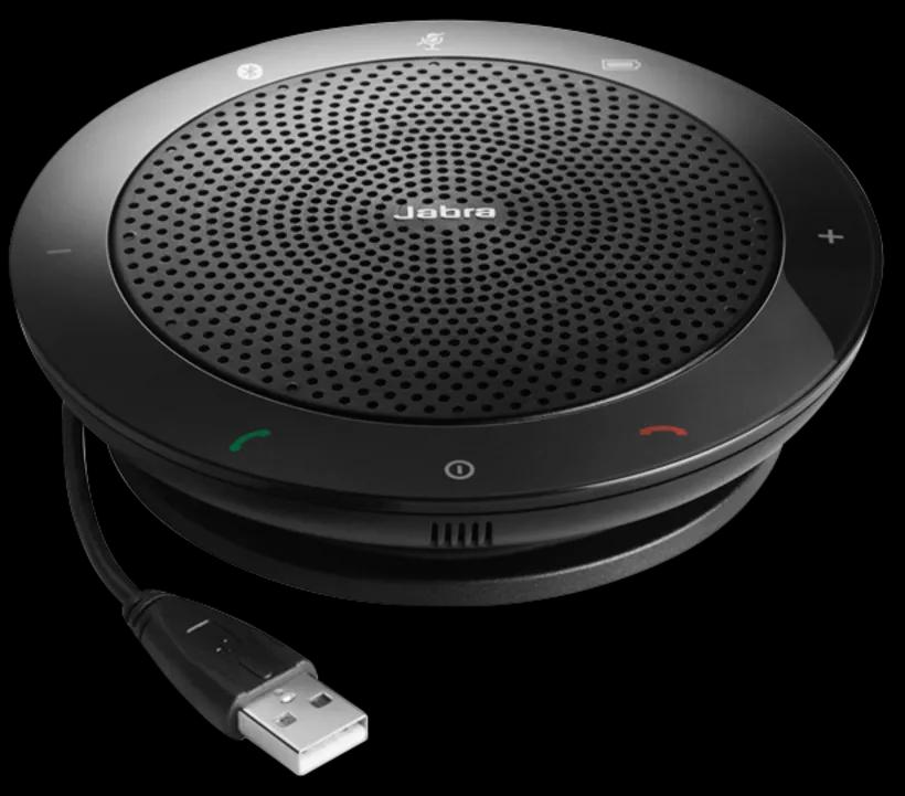 Altifalante de Conferência JABRA Speak 510 UC (USB/Bluetooth - Universal - Com fios e sem fios - Preto) — miniatura 3