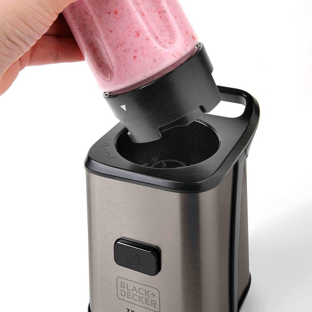 Liquidificadora BLACK & DECKER BXJBA350E (Batidora de vaso - 350 W - 0,6 l - Cinzento e Transparente), miniatura 3