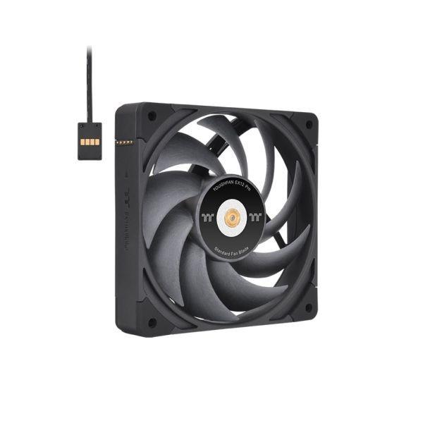 Kit de 3 Ventoinhas para Caixa de PC THERMALTAKE TOUGHFAN EX14 Pro (Plástico - Preto) — miniatura 2
