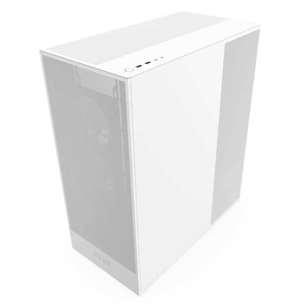 Caixa de Computador NZXT H7 Flow RGB (2024) (ATX, SFX, SFX-L - Midi Tower - Aço SGCC, vidro temperado - Branco) — miniatura 4