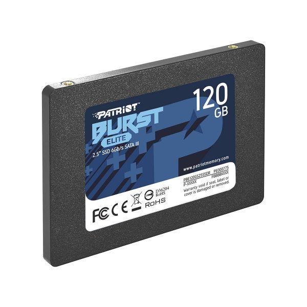 SSD PATRIOT Burst Elite PBE120GS25SSDR (120 GB - 2,5" - SATA - Preto) — miniatura 3