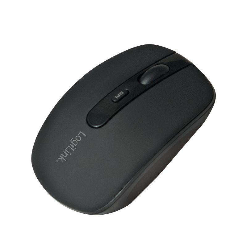 Rato LOGILINK ID0078A (Ambidestro - 1600 DPI - Ótico - Preto)