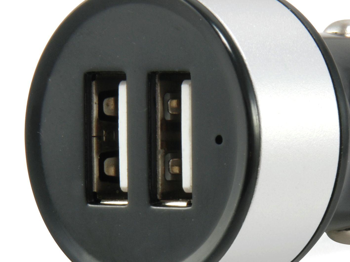 Carregador de Isqueiro CONCEPTRONIC CUSBCAR2A (10,5 W - Preto/Cinza), miniatura 3