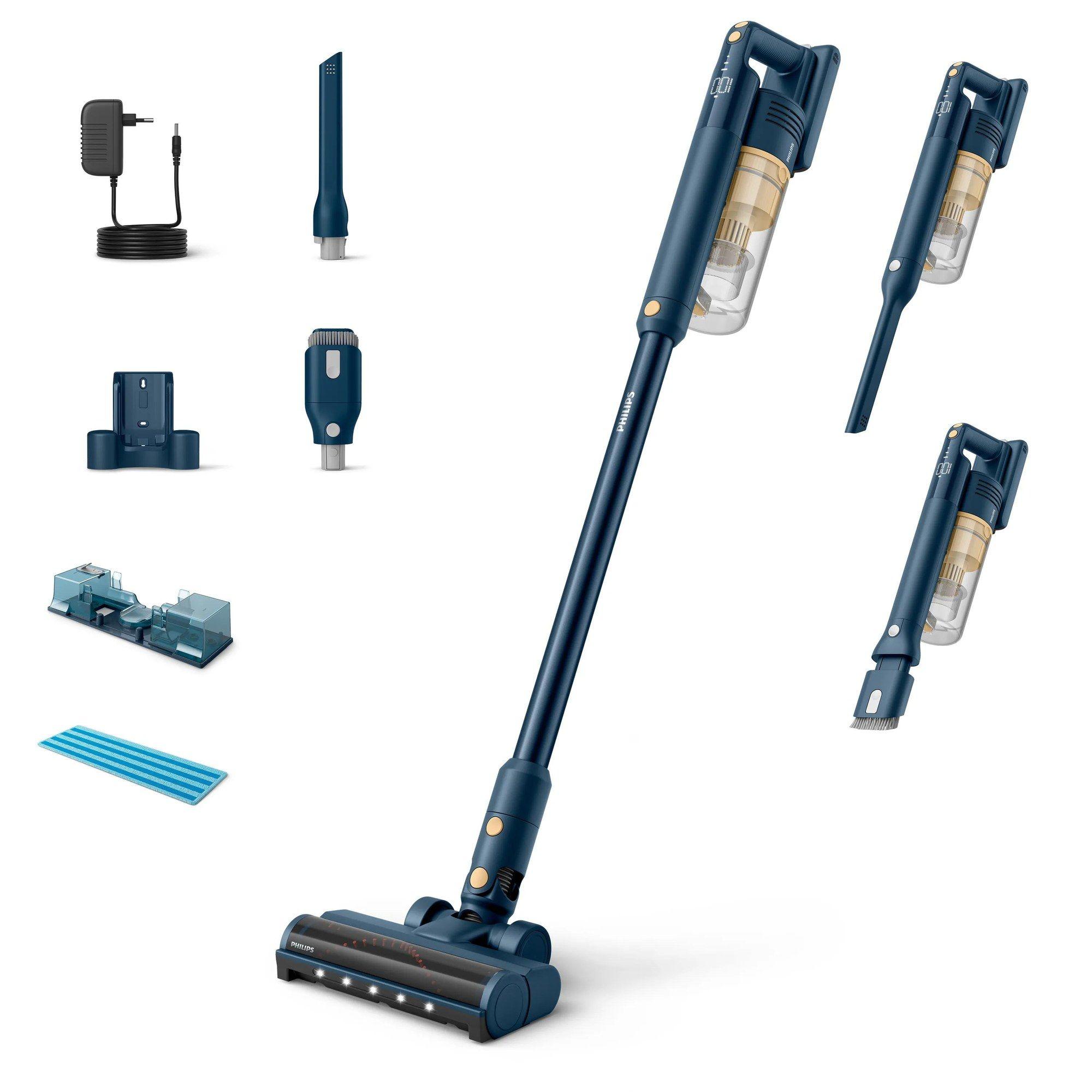 Aspirador Vertical PHILIPS 5000 Series XC5043/01 (Altura 120 cm - Azul e Amarelo)