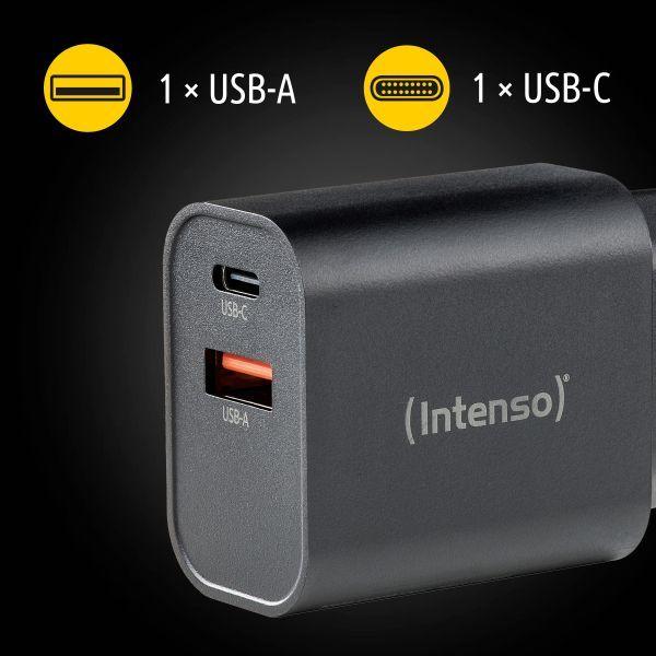 Carregador de Parede USB INTENSO W30AC (30 W - Preto), miniatura 4