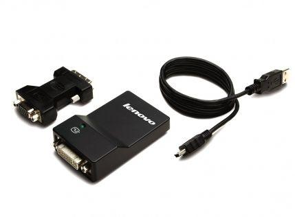 Adaptador Gráfico USB LENOVO 0B47072 (Preto) — miniatura 2