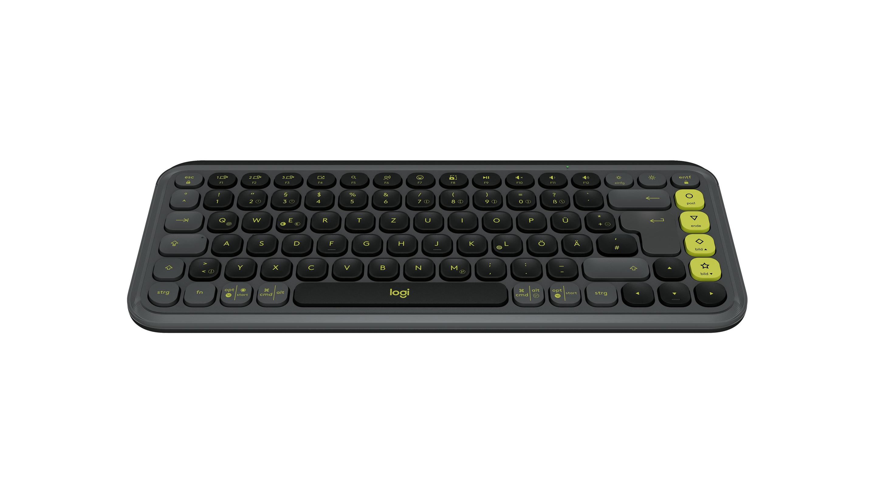 Teclado LOGITECH POP Icon Keys (Alemão - Teclas tesoura - Mini - Grafite) — miniatura 3