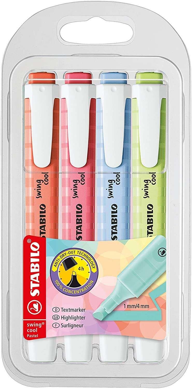 Marcadores Fluorescentes STABILO Swing Cool Pastel (Cores sortidas)