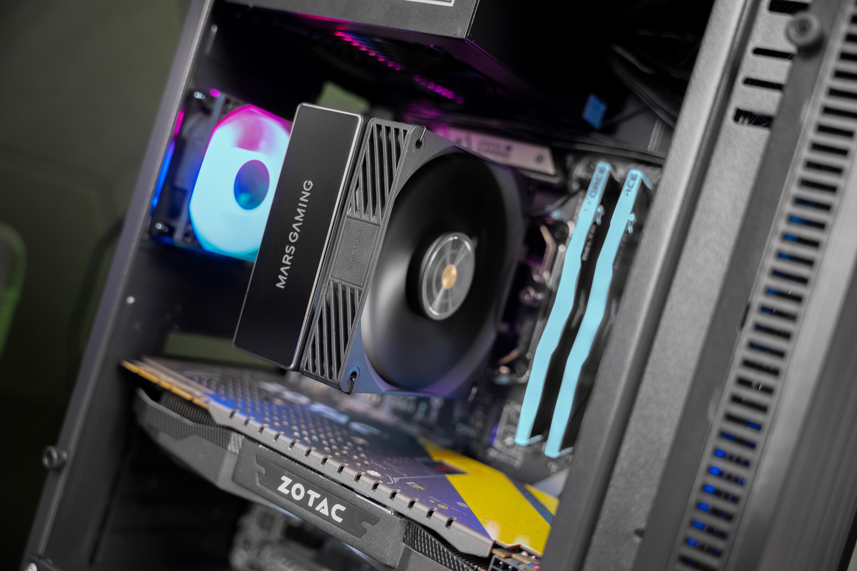 Cooler CPU MARS GAMING MCPU-X4 (12 cm - 2000 RPM - 4-pin - Preto) — miniatura 11