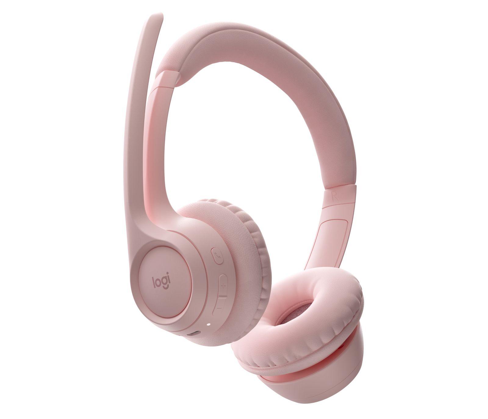 Headset LOGITECH Zone 300 (Binaural - Sem fios - Supra-aural - Rosa) — miniatura 5