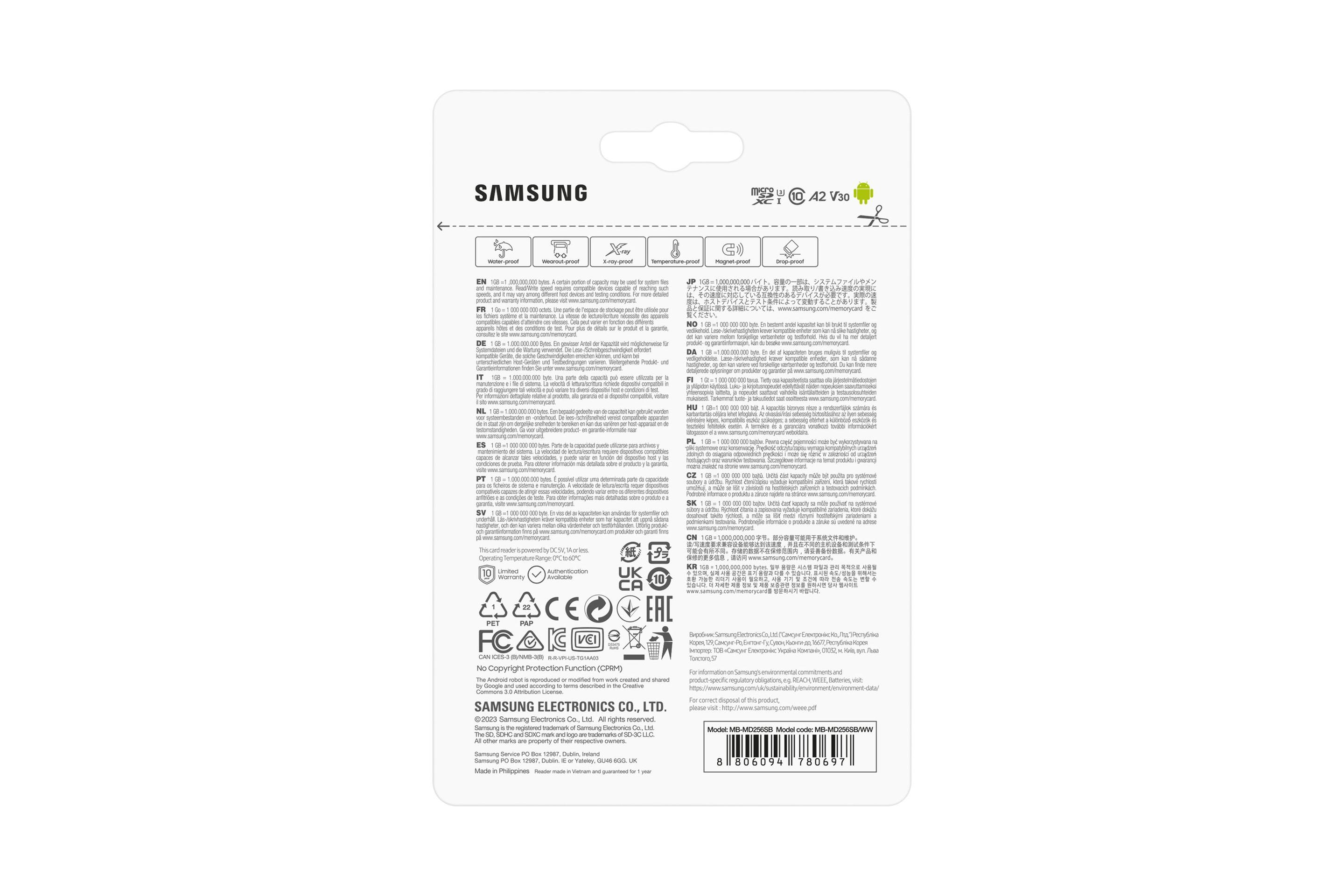Cartão de Memória SAMSUNG PRO Plus MB-MD256SB/WW (256GB - Classe 10 - 180 MB/s - Azul), miniatura 4