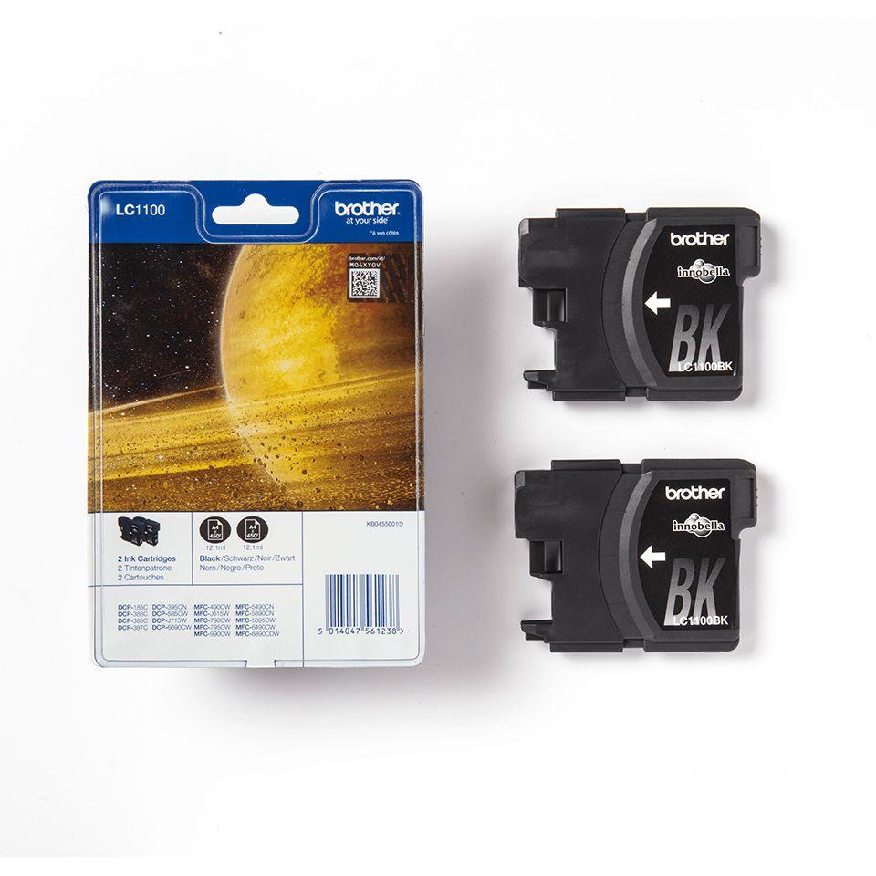 Tinteiro BROTHER LC1100BKBP2DR (450 páginas - Preto) — miniatura 4