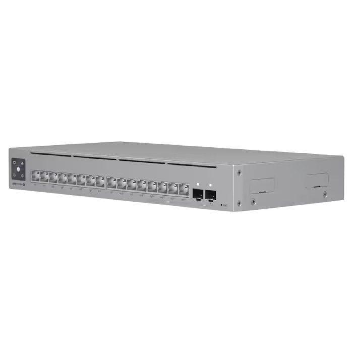 Switch UBIQUITI USW-Pro-Max-16-PoE (18 portas - Gigabit Ethernet - 1,5 MB - Cinzento), miniatura 2