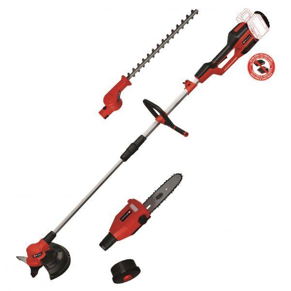 Ferramenta Multifunções de Jardim EINHELL GE-LM 36/4in1 Li-Solo (36 V - Preto/Vermelho)