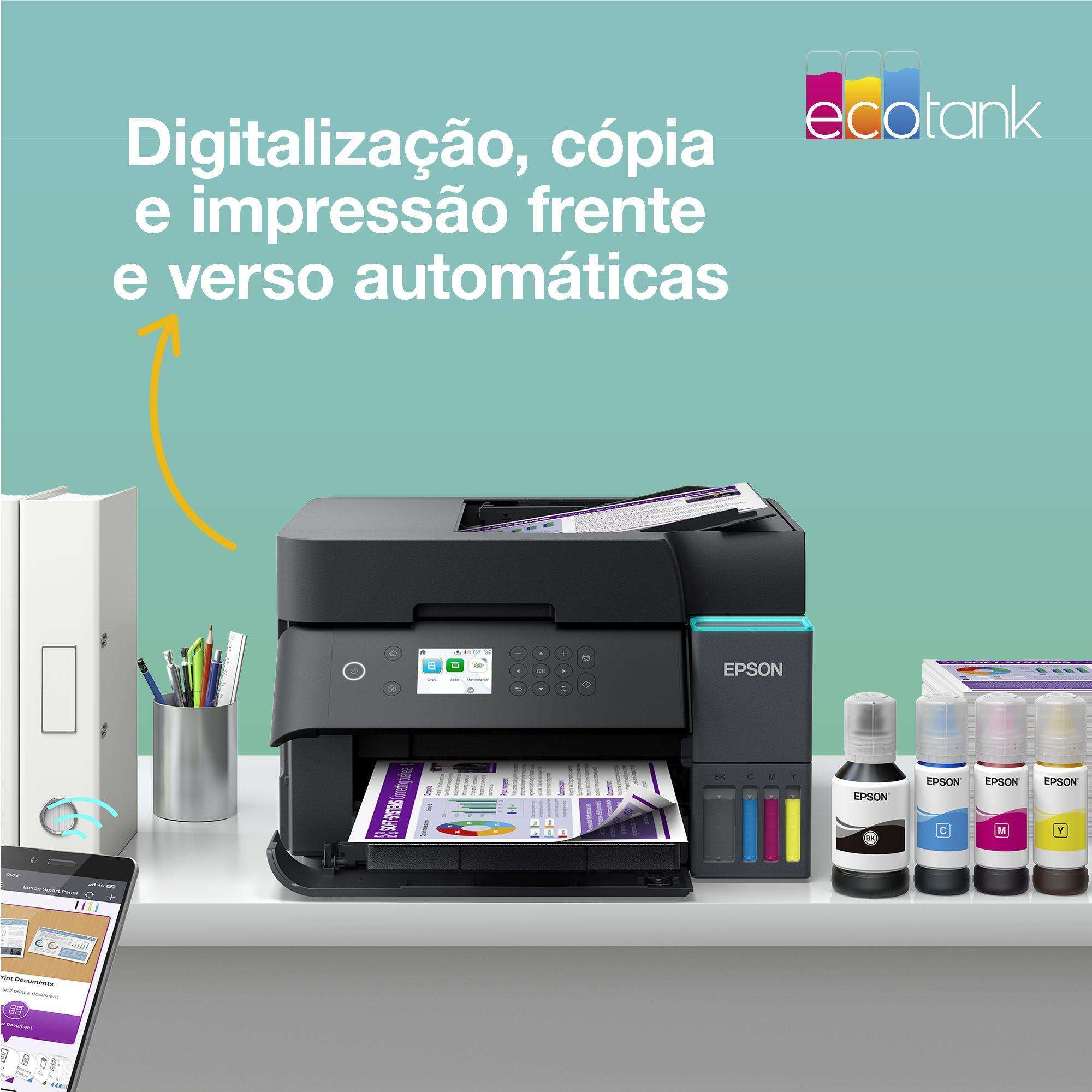 Impressora Multifunções EPSON EcoTank ET-3950 (A4 - Impressão a cores - AC - Preto) — miniatura 12