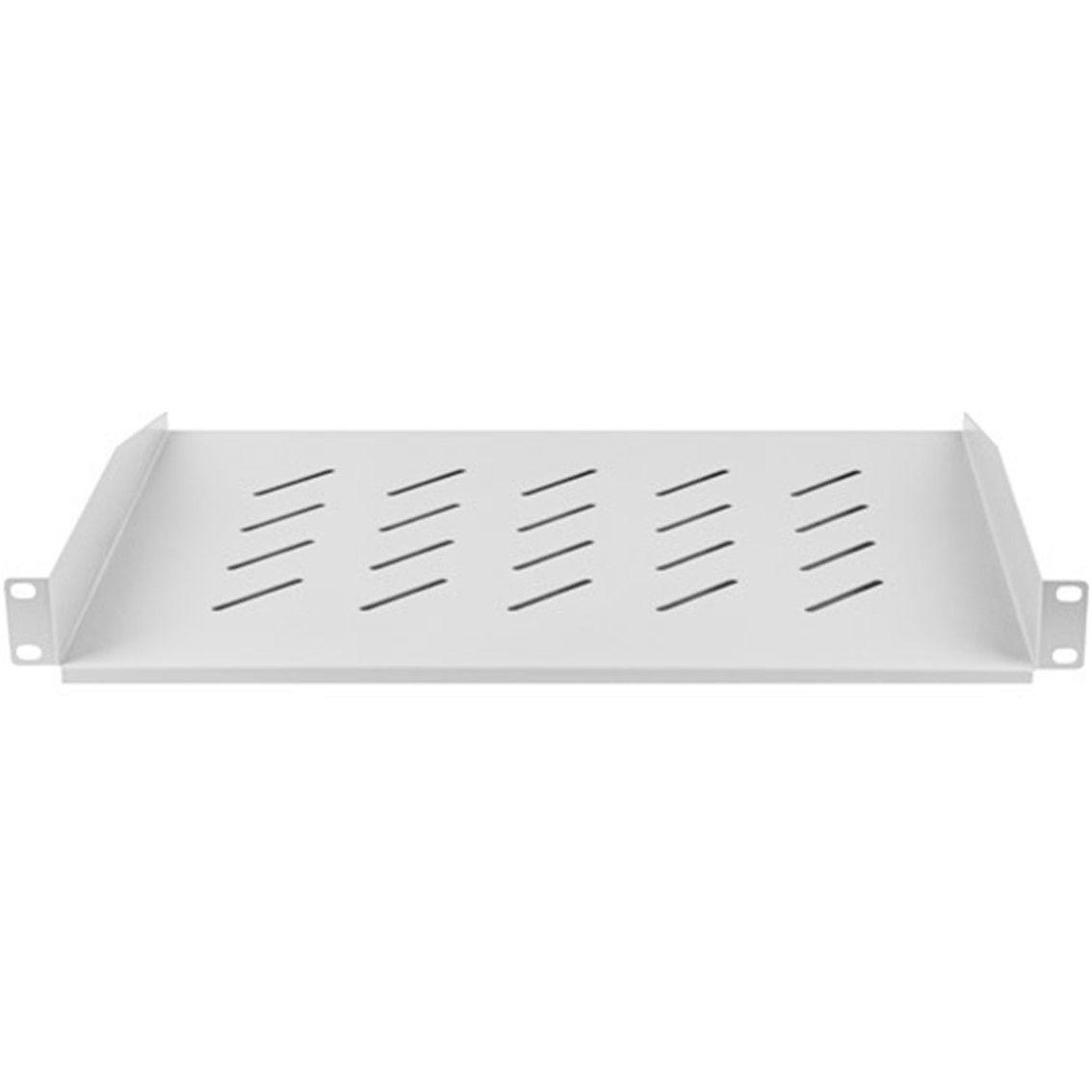 Prateleira Fixa para Rack LANBERG AK-1008-S (1U - Metal - Cinzento) — imagem 1