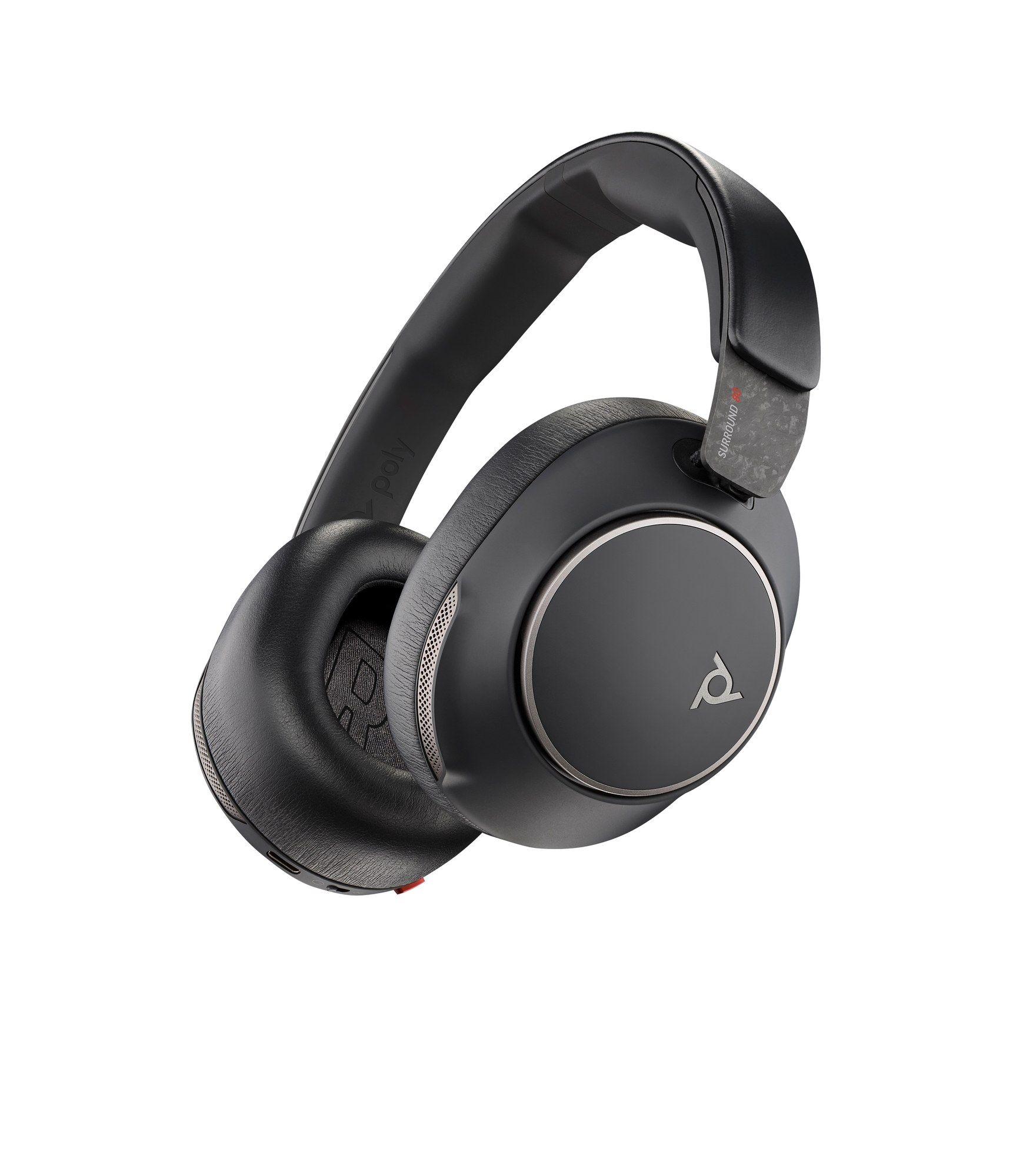 Headset HP POLY Voyager Surround 80 UC (Binaural - Sem fios - Supra-aural - Preto) — miniatura 7