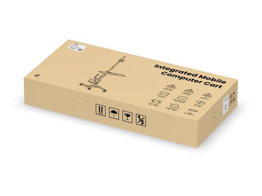 Suporte de Chão com Rodas EQUIP 650171 (Até 100 x 100 mm - 81,3 cm - 8 kg - Preto), miniatura 13