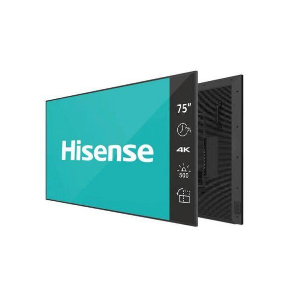Monitor Profissional de Sinalética Digital HISENSE 75DM66D (75", 4K UHD, 500 cd/m², 24/7 - Preto), miniatura 2