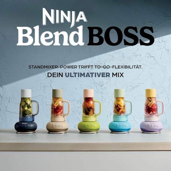 Liquidificadora NINJA BlendBOSS Tumbler DB351EUCY (Liquidificador portátil - 1100 W - 0,71 l - Cinzento Escuro) — miniatura 5