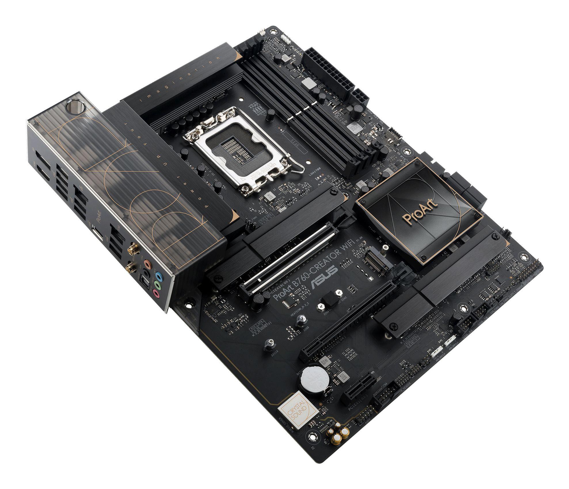 Motherboard ASUS ProArt B760-Creator WiFi (LGA 1700 - ATX - Duplo canal - Preto), miniatura 4