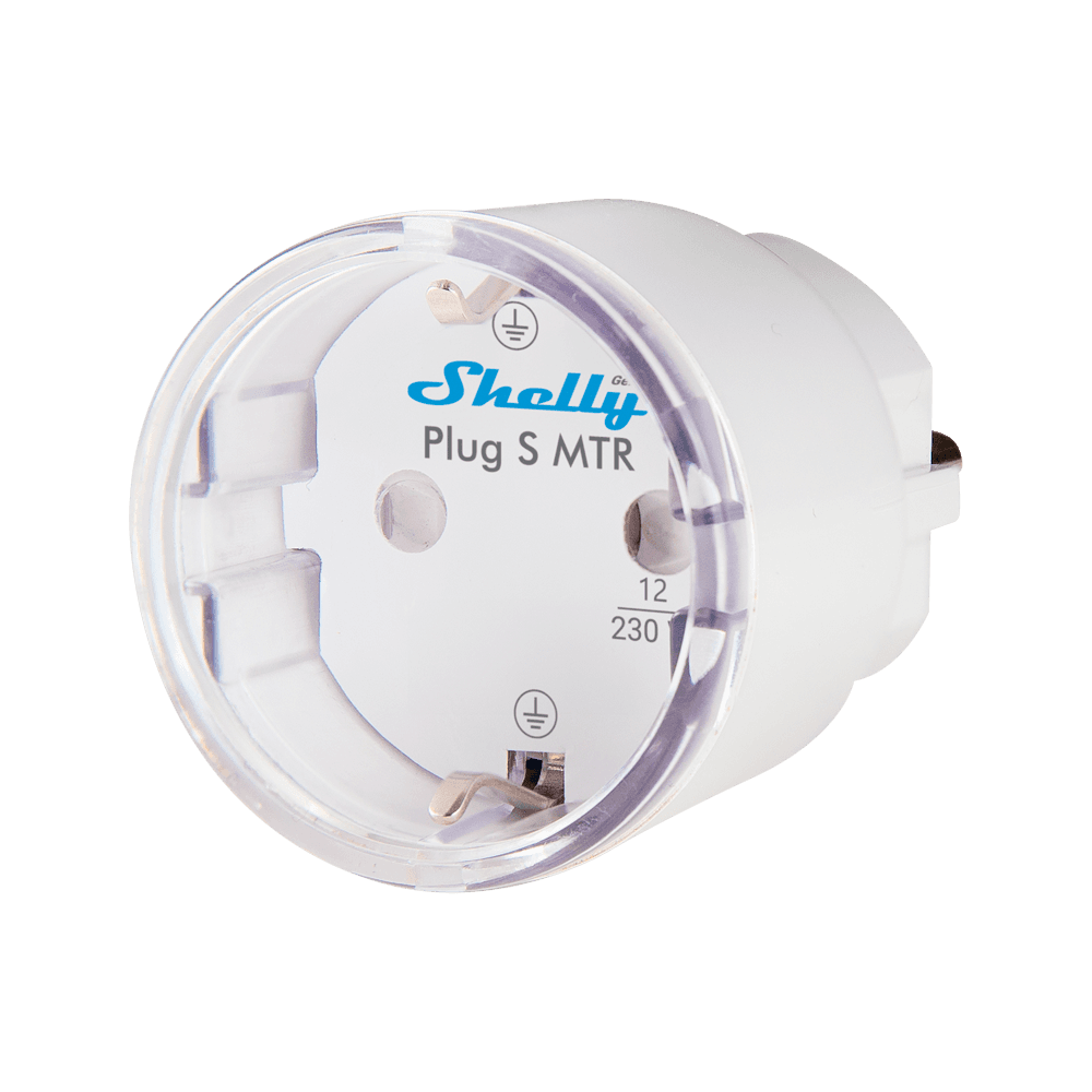 Conjunto de Tomadas Inteligentes SHELLY Plug S MTR Gen3 (Branco), miniatura 3