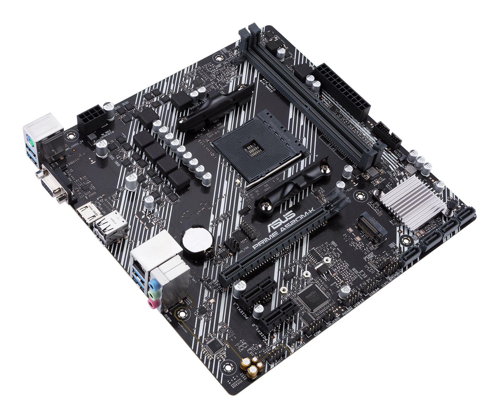 Motherboard ASUS PRIME A520M-K (AM4 - micro ATX - Duplo canal - Preto) — miniatura 6