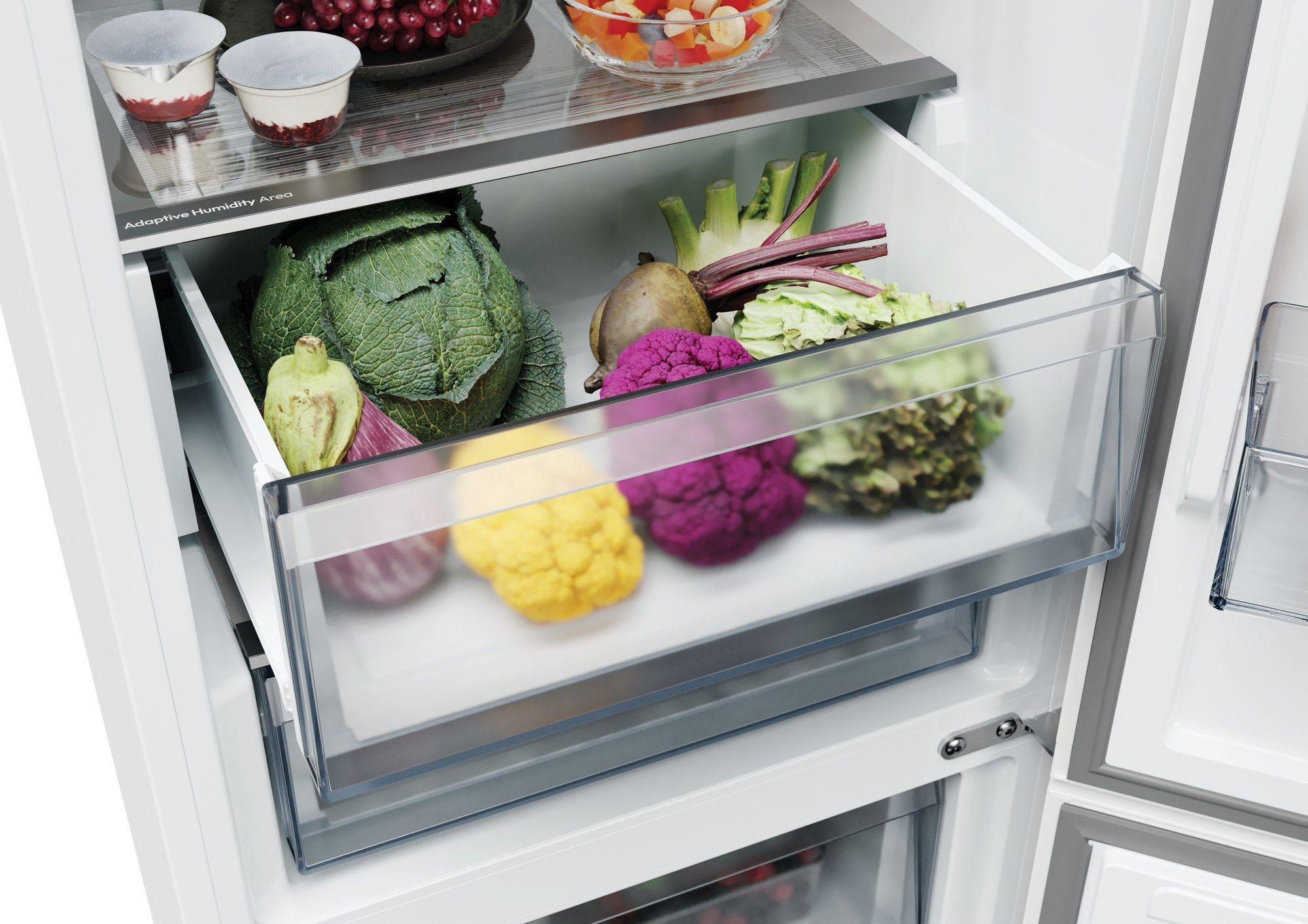 Frigorífico Combinado Independente CANDY CNCQ2T620AX (409 l - 205x59,5x66,7 cm - 205 cm - Inox) — miniatura 8