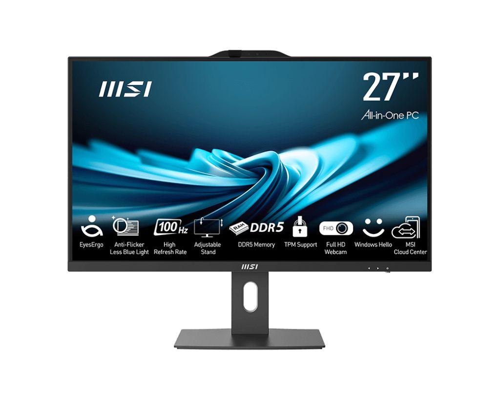 Computador All-in-One MSI PRO AP272P 14M-496EU (27" Full HD - Core i5-14400 - 16GB - 512GB SSD - Preto)