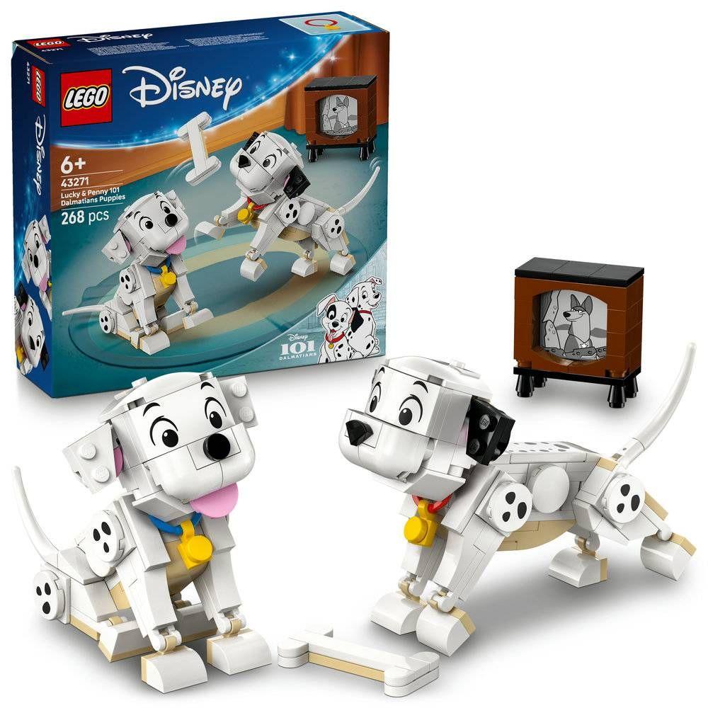 LEGO 43271 Disney Lucky &amp; Penny: Cachorrinhos dos 101 Dálmatas (6+ anos - 268 peças), miniatura 3