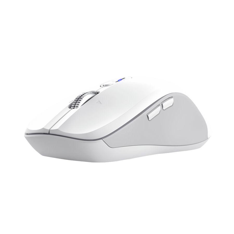 Rato TRUST Ferro Hyperwheel (Ambidestro - 3200 DPI - Bluetooth - Branco)