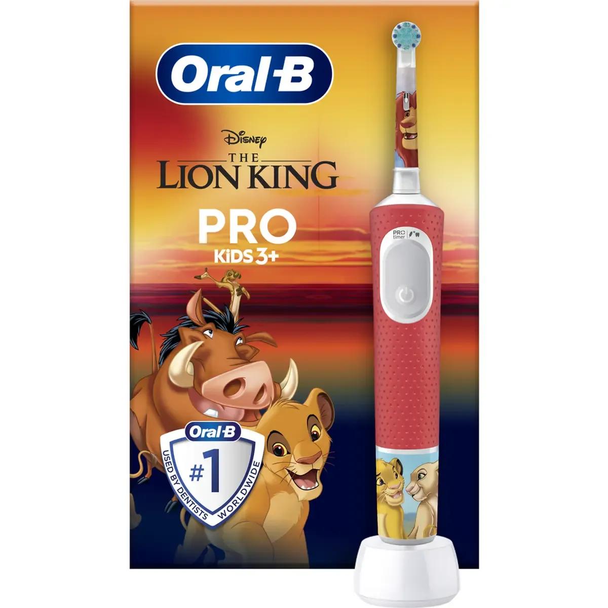 Escova de Dentes Elétrica BRAUN Oral-B Pro Kids 423410 Rei Leão (Rosa), miniatura 2