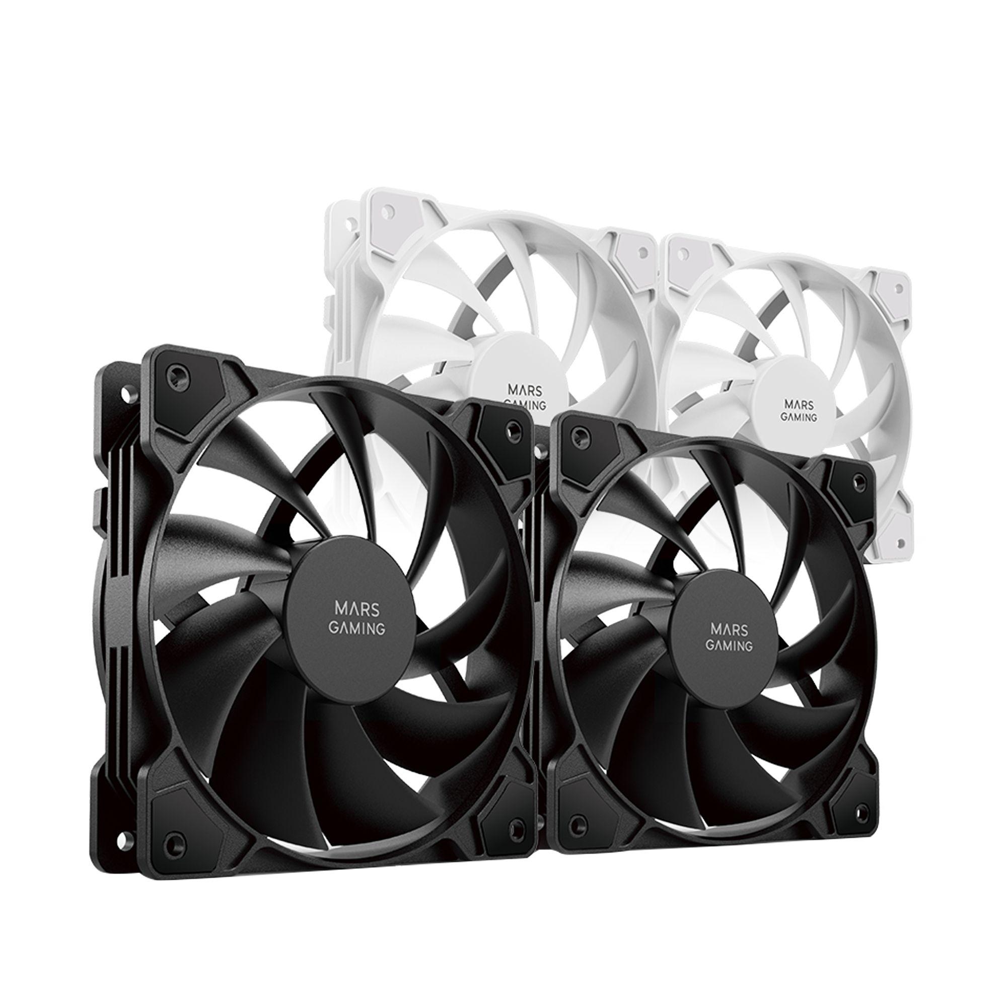 Kit de 2 Ventoinhas MARS GAMING MF-PROX2 (Preto) — miniatura 3