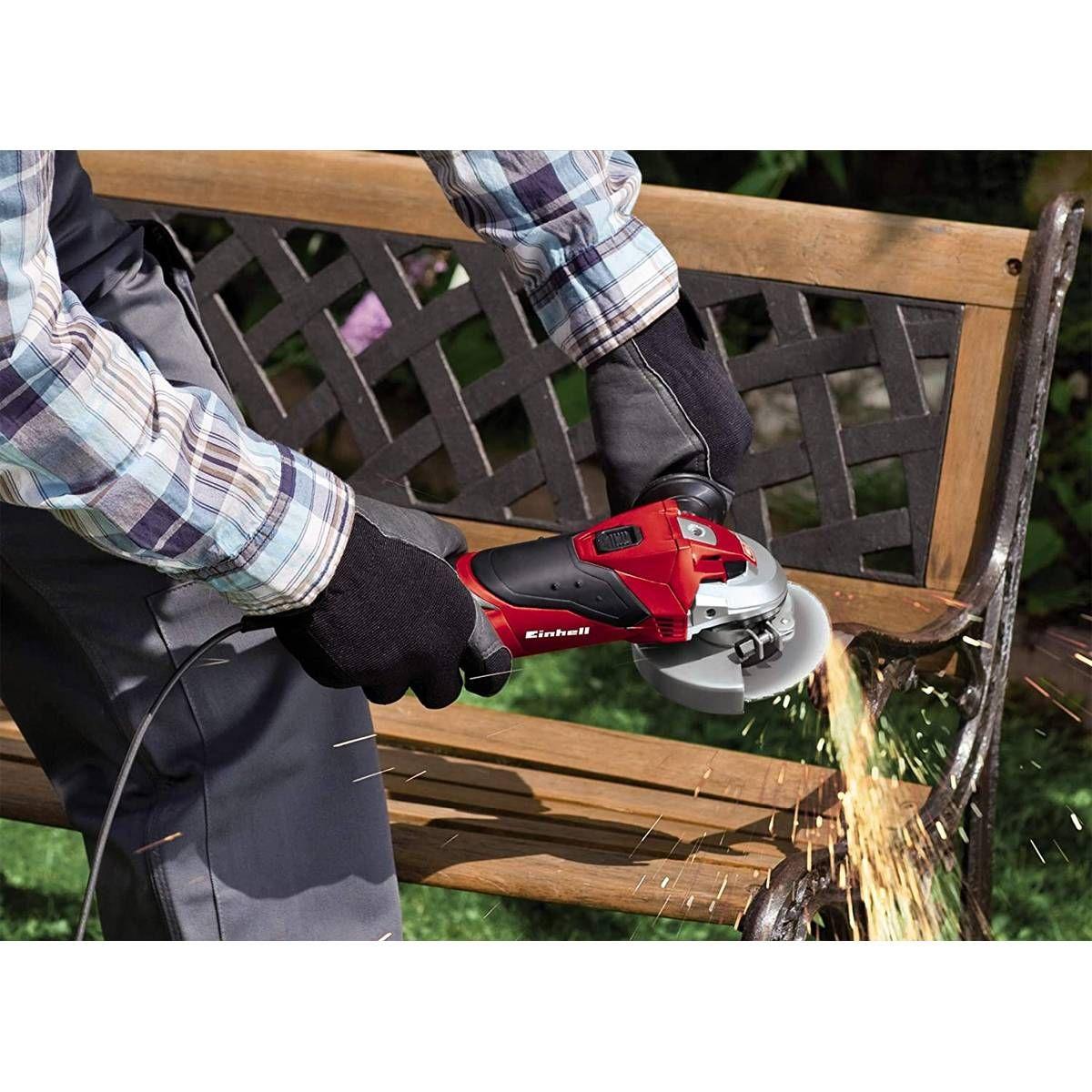 Rebarbadora EINHELL TE-AG 125 CE (Preto, Vermelho e Prateado), miniatura 3