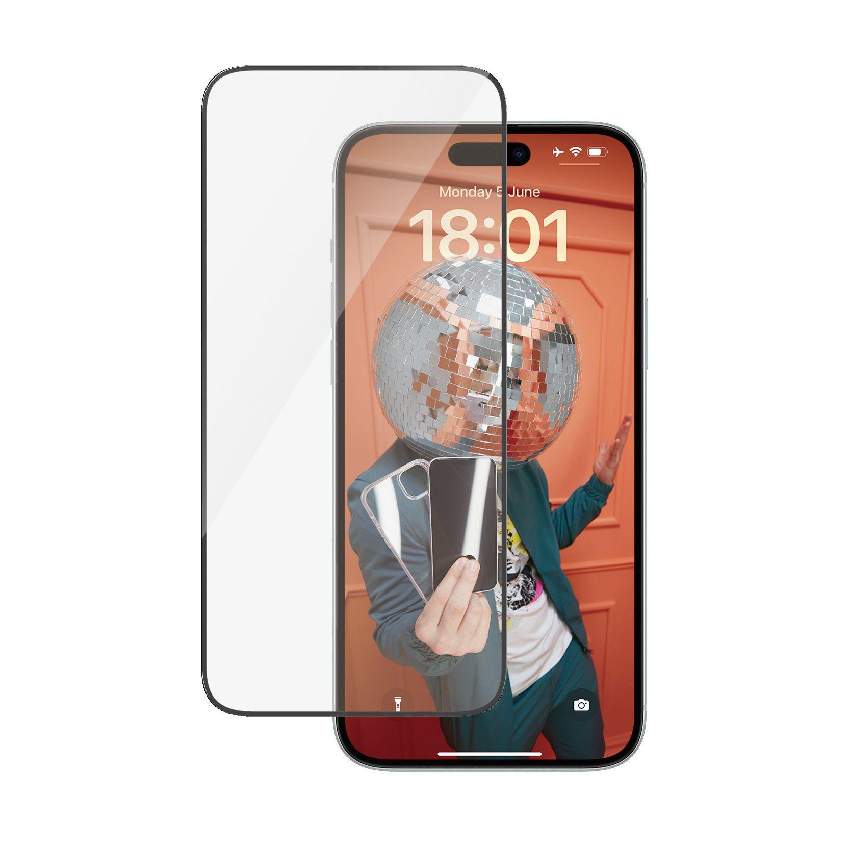 Película de Proteção de Ecrã PANZERGLASS 2811 para iPhone 15 Plus (Apple - Transparente)