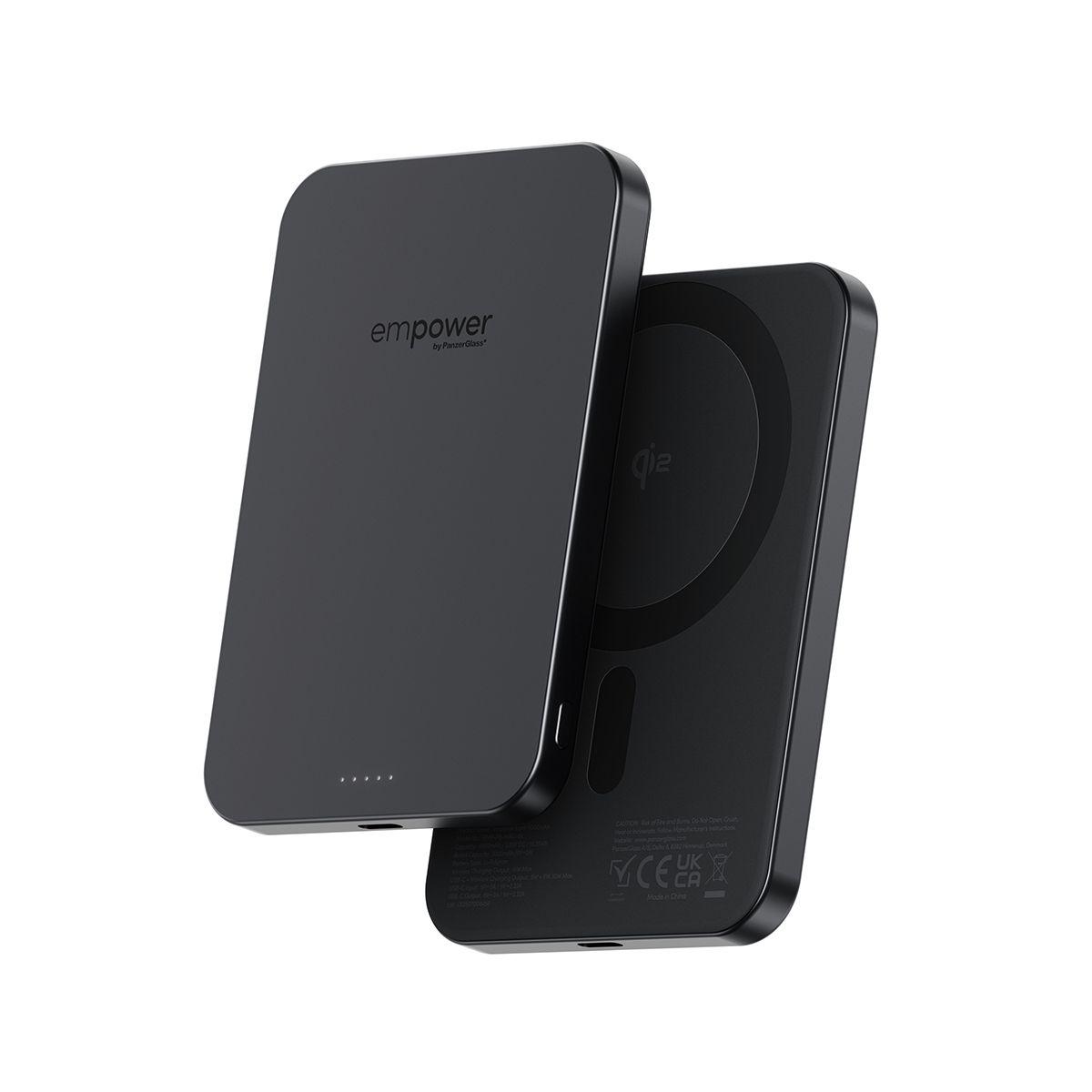Bateria Externa PANZERGLASS empower™ Bank (5000 mAh - Preto)